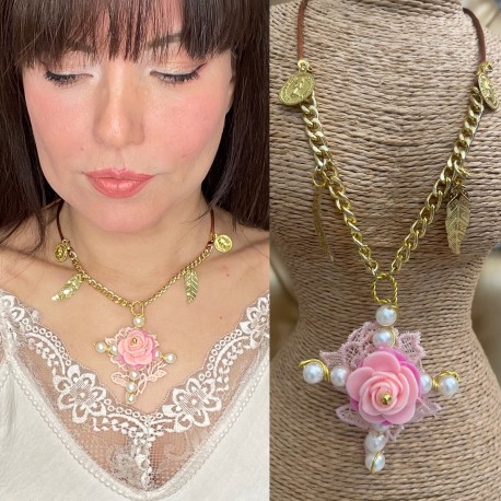 Colgante Cruz Boho My Valentina