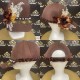 GORRA BOHO GLAM MY VALENTINA ( color chocolate )