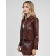 CHAQUETA CLAUDIANE VINO