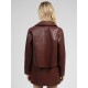 CHAQUETA CLAUDIANE VINO
