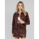 CHAQUETA CLAUDIANE VINO