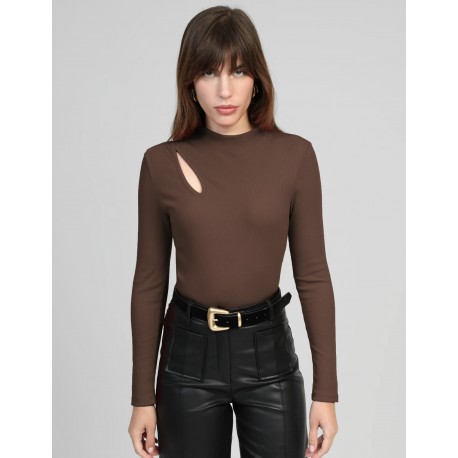 T-SHIRT AMELLE MARRÓN