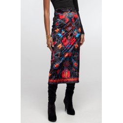 CHRONICLE MIDI SKIRT - VELVET
