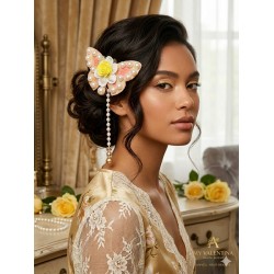 My Valentina Buterfly hair clip yellow