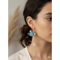 PENDIENTES DIVA FLORAL
