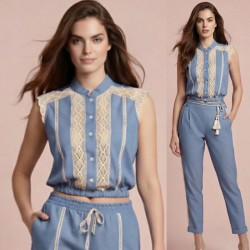 BLUSA DENIM COQUETTE