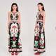 POMEGRANATE LONG DRESS