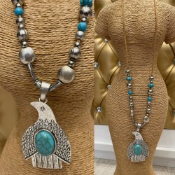 Colgante Paloma turquesa