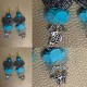 Pendientes Artesanales blue